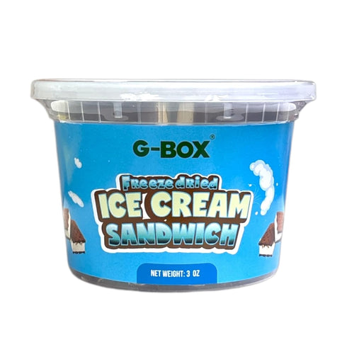 3 OZ) G-BOX Freeze Dried Ice Cream Sandwiches (Vanilla, | Freeze Dried Camping Food, NASA Space Dessert, Halloween