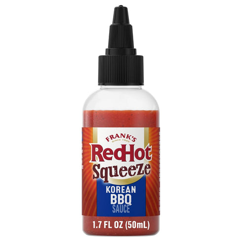 Frank's RedHot Squeeze Korean BBQ Sauce, 1.7 fl oz (Pack of 24)