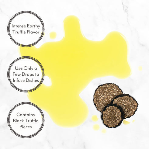 3.4 Oz Roland Foods Black Truffle Oil, from Italy