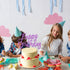 Handmade Glitter Happy Birthday Cake Topper - Birthday Party Decoration Supplies (Purple) - Cake Bunting Decor