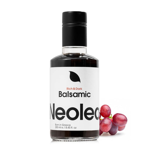 Neolea Dark Balsamic Vinegar from Greece - Made from 70% Grape Must