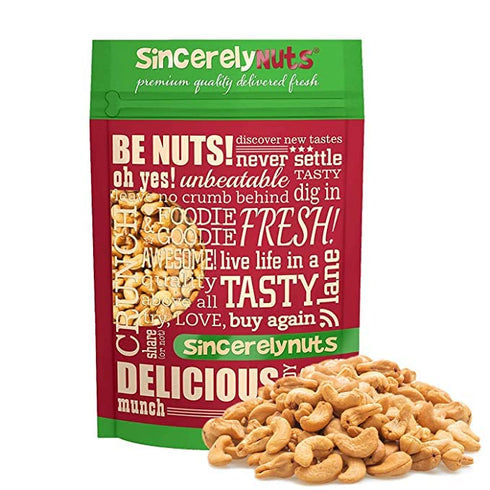 Sincerely Nuts Whole Cashews Roasted and Salted | Two Lb. Bag |