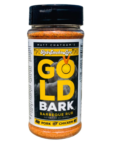 Rub Smoke Love Gold Bark BBQ Rub - All-Purpose Rub and Seasoning