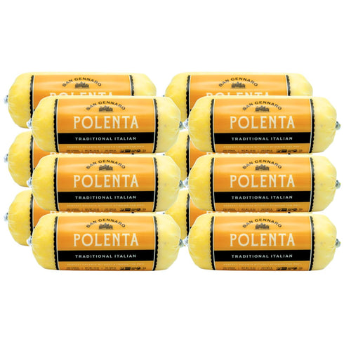 Traditional Italian Polenta Tube by San Gennaro | Gluten Free Cornmeal |