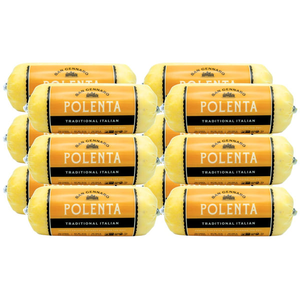 Traditional Italian Polenta Tube by San Gennaro | Gluten Free Cornmeal |