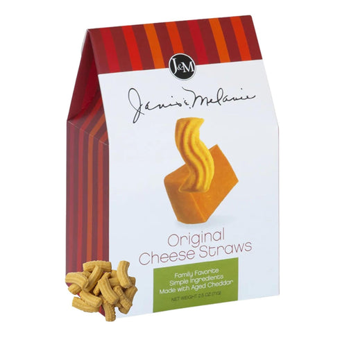 J&M Foods Original Cheese Straws, Family Favorite Snacks, Made with Aged Cheddar,