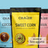Pack 3 pack, 4 oz Craize Sweet Flavor Variety | Sweet Corn, Coconut, Guava Crisps | Gluten Free, Vegan, Kosher, Toasted