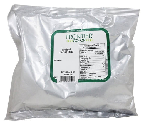 Frontier Herb Bulk Baking Soda Powder, 16 oz