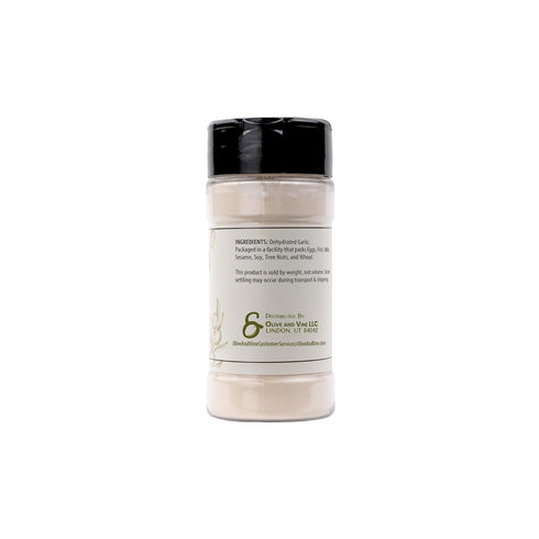 (2.42 Olive & Vine Garlic Powder, Savory Flavor Profile, Seasoning for Pasta, Roasted Vegetables, Grilled Meats