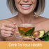 Avocado Leaf Tea Peach Tea - Caffeine-free Herbal Tea for Immune Support, 15 Tea Bags (30 Servings)