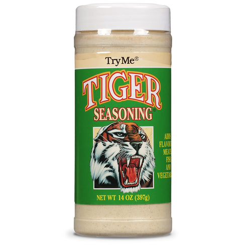 Try Me Tiger Seasoning for Meat, Fish and Vegetables, 14oz Bottle (Pack of 1)