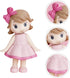 Toyvian Home Decor Figures - Cute Mini Doll Girl Toys, Cupcake Topper, DIY Cake Decoration, Christmas Decor