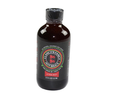Clancy's Fancy All Natural Gourmet Hot Sauce, Xtra Hot Flavored, 3.75 fl oz Bottle,