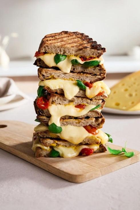 7 oz (Pack 4) Jarlsberg Cheese Protein Lite Slices, in Resealable Bag Reduced Fat, Semi-Soft, Sweet & Nutty
