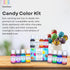 12 Set 0.64 oz Chefmaster Bottle of Candy Colors, True-Tone Shades, Oil-Based, Professional-Grade Dye, Chocolate