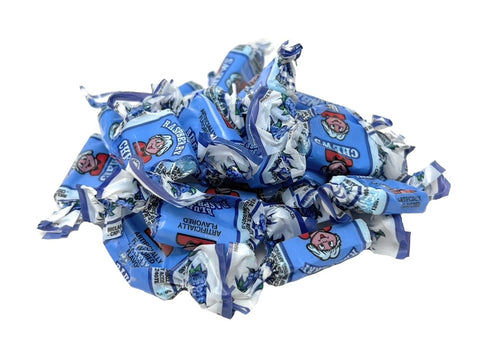 2 Wild Blue Raspberry Flavored Fruit Chews, Pounds Bulk