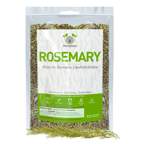 HERBALISTA Premium Whole Rosemary Leaves 3oz (85g) - Hoja de Romero Deshidratada -