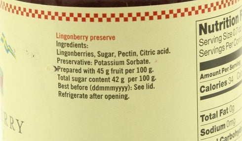 Hafi Pack 14.1-ounce (Pack 3) Variety Preserves Lingonberry, Wild Cloudberry, Gooseberry Jars