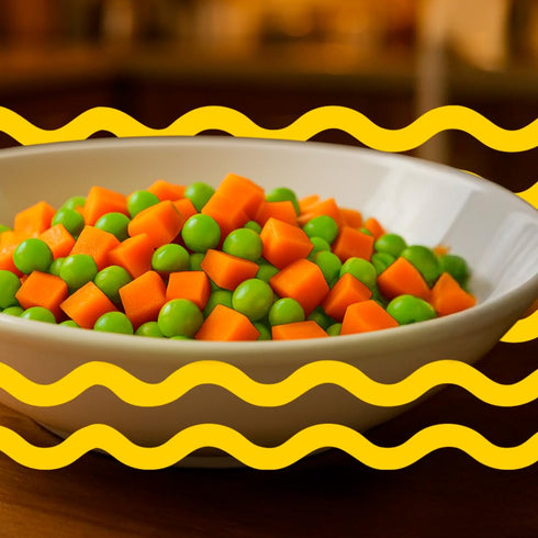15 oz (Pack 12) Rica Rondo Peas and Carrots, Canned Vegetables, Can