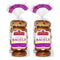 Toufayan Cinnamon Raisin PreSliced Bagels Vegan, Kosher, 2 Packs (12 Bagels Total),