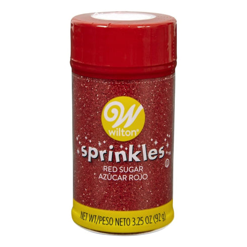 Wilton Holiday Dark Green and Red Sanding Sugar
