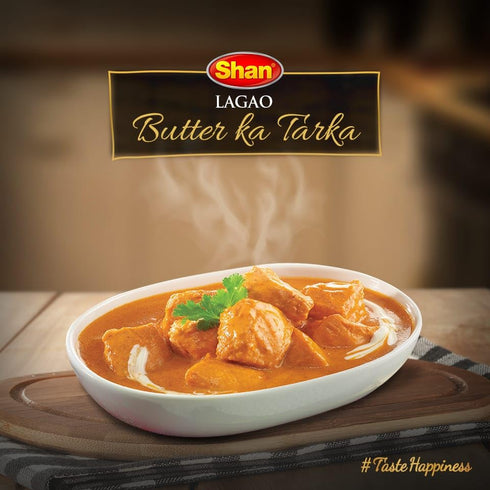(50g) Packets (Pack 4) Shan - Butter Chicken Seasoning Mix - Spice for Chicken in Butter Sauce