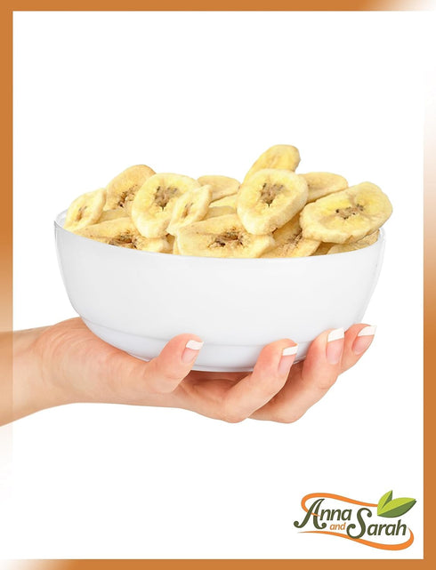 1 Lb Anna and Sarah Organic Banana Chips Sweetened in Resealable Bag