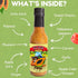 Spicy Delight Aruba Hot Sauce by Flavor Pirate, 5 oz, Made with Habanero Pepper, Papaya, and Spices, Gluten Free, Vegan