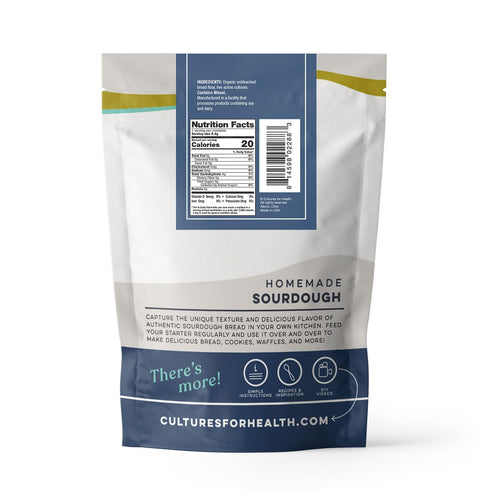 Cultures for Health San Francisco Sourdough Style Starter Culture - Homemade Artisan Bread, Heirloom, Non-GMO
