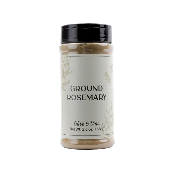 Olive & Vine Ground Rosemary, Earthy & Piney Flavor, Seasoning for Roasts,