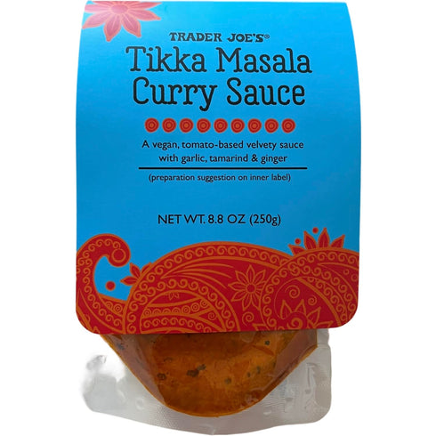 Generic Trader Joe's Tikka Masala Curry Sauce Vegan Tomato-based, 8.8 oz (Pack of