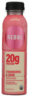 REBBL Organic Strawberries & Creme Protein Elixir, 12 FZ