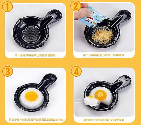 ZZLEEZYO 20 14oz Chinese Creativec Snack Egg Shape Jelly with Popping Candy pcs/about