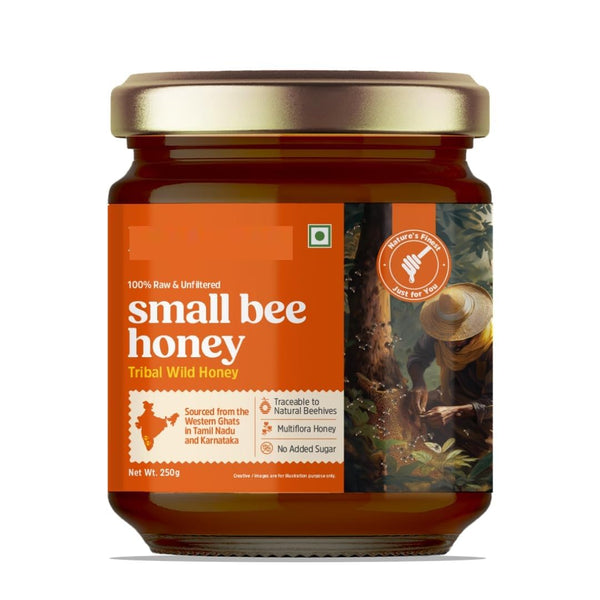 Generic 8.81oz (250g) Small Bee Honey Pure and Natural