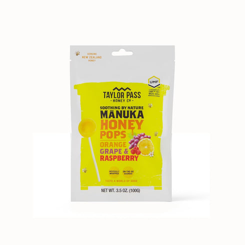 Taylor Pass Honey Co Mnuka Honey Pops UMF 10+ | Manuka On-the-Go