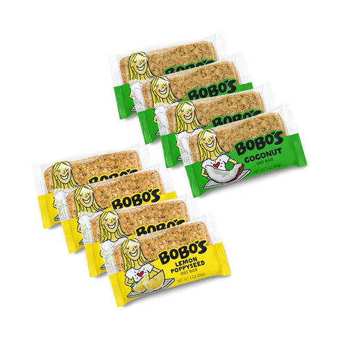 Bobo's Oat Bars Fruit Variety Pack, Simple Ingredients, Whole Grain Oats, Plant