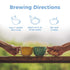 25 Prince of Peace Instant Ginger Honey Crystals w/Turmeric, Sachets Instant Hot or Cold Beverage Easy to Brew Ginger