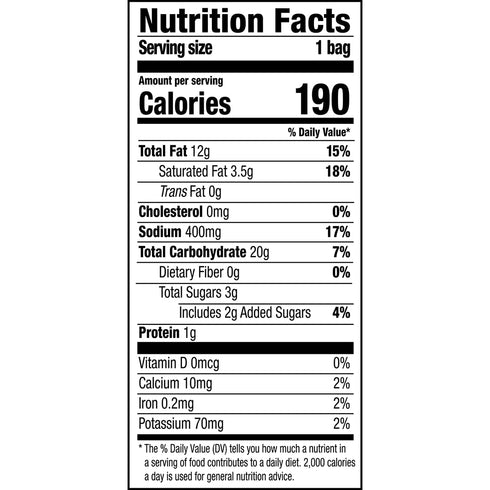 1.1/4Oz (pack 7) Herr's Sticky Sweet BAR-B-Q Cheese Curls