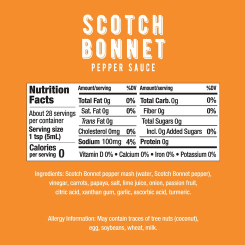 5oz, 3 Pack Melindas Scotch Bonnet Hot Sauce - Gourmet Scotch Bonnet Pepper Sauce - Made with Scotch Bonnet Peppers