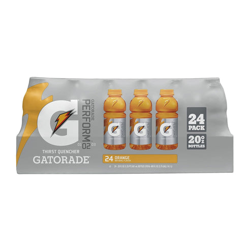 (Pack 24) 20 Oz, 480 480 Gatorade Beverage of Fl Fluid Ounce, Orange, Fluid Ounce