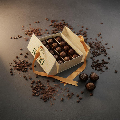 15 count Mothers Day Chocolate Truffles Assortment Flavors Dubai Chocolate Pistachio, Hazelnut, Coconut. Ideal