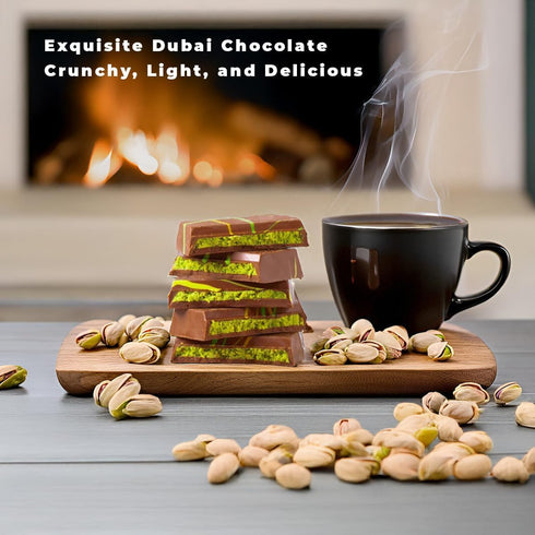 Saifsmart 6oz 170 100% Granada Dubai Chocolate Kunafa Pistachio (The Original), - grams - Imported from DUBAI UAE