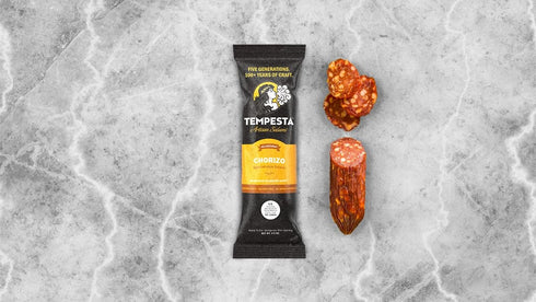 4.5 (Pack 1) Tempesta CHORIZO (Spanish-Style Spicy Salami, Smoked Paprika, Rioja wine, Charcuterie Meat)
