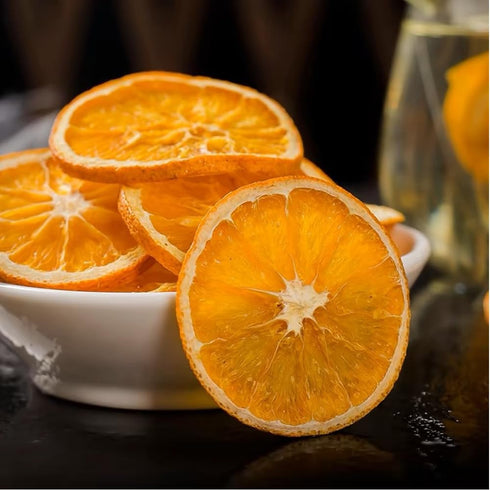 7oz/200g, (7 OZ) Dehydrated Dried Oranges For Cocktails, Dried Orange Slices No Sugar Added Fruit Tea