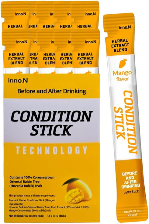 It'saKthing 18g*10 Fresh tmorrow Jelly Stick Mango Flavor Sticks