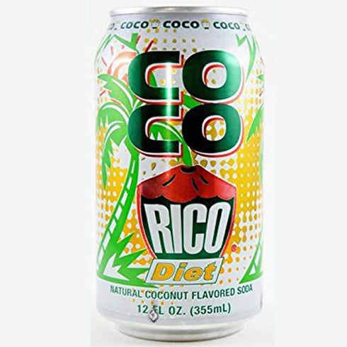 Coco Rico Diet Soda 12 oz - 6 pack