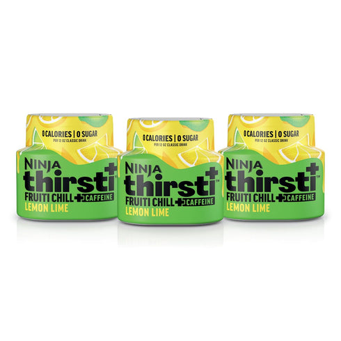 Ninja Thirsti Flavored Water Drops, FRUITI CHILL+ Lemon Lime, Bold Fruit Flavor