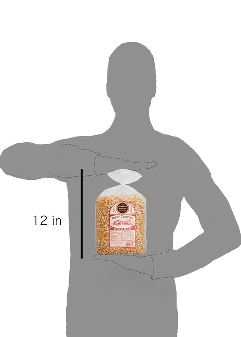 Country 6 lb 6 lb Amish Popcorn | Bag | Mushroom Popcorn Kernels | Old Fashioned, Non-GMO and Gluten Free (Mushroom