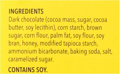 Schar Gluten Free Chocolate Honeygrams Crackers with Rich Dark Chocolate and Real Honey - 6.7 Ounce