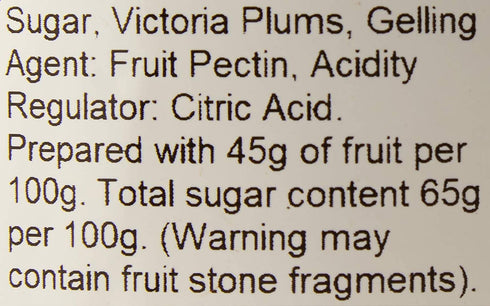 12 Mrs Bridges Victoria Plum Preserve, Ounce